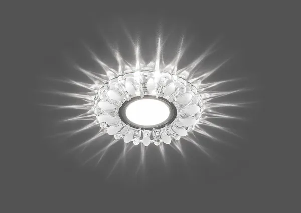 Светильник встраиваемый с белой LED подсветкой Feron CD914 потолочный MR16 G5.3 прозрачный-матовый — фото 2