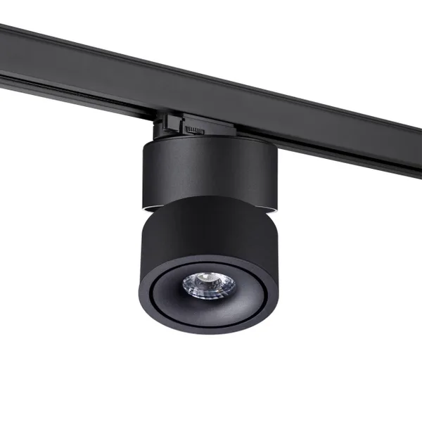 Трехфазный трековый св/д св-к IP20 LED 15W 4000K 1300Лм 100-265V черный GRODA NOVOTECH — фото 4