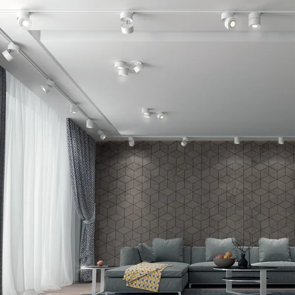 Св-к трековый IP20 LED 15W 4000K 1300Лм 100-265V белый GRODA NOVOTECH — фото 2
