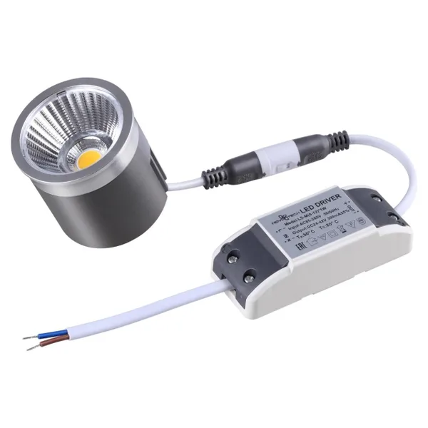Модуль в комплекте с драйвером IP20 LED 4000К 12W 220-240V белый NOVOTECH