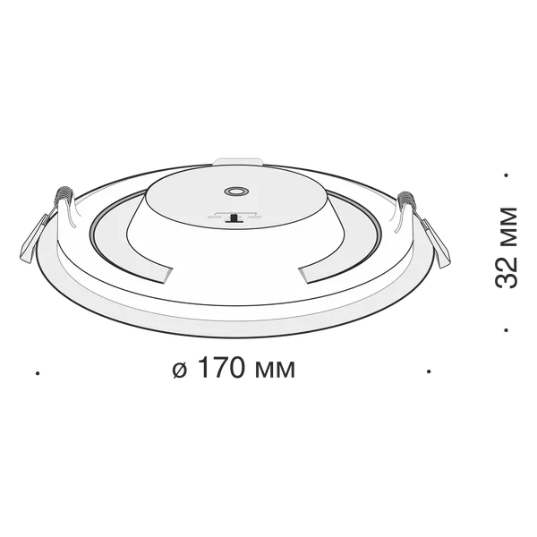 Встраиваемый светильник 12Вт 2800-6000K Белый IP20 Stockton DL016-6-L12W Technical Maytoni — фото 3