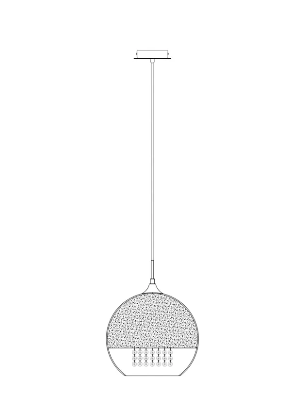 Подвесной светильник 1*E27 60Вт Золото IP20 Fermi P140-PL-170-1-G Maytoni — фото 5