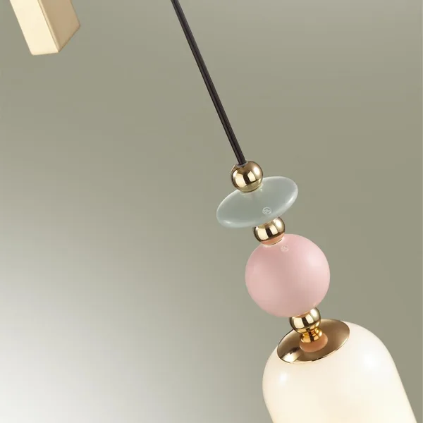 Бра E14 1*40W CANDY золото/разноцветн./керамика/стекло B ODEON LIGHT — фото 6