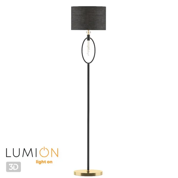 Торшер E27 60W 220V SANTIAGO античная латунь,черный LUMION — фото 3