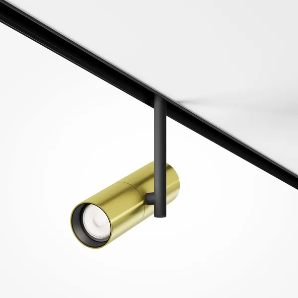 Трековый светильник LED 12Вт Черный и Латунь IP20 Magnetic track system Exility TR005-2-12W4K-BBS Technical Maytoni — фото 3