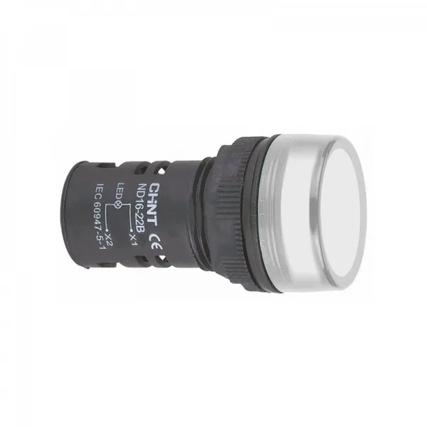 (СНЯТ) Индикатор ND16-22B/2 белый AC/DC220В (R) CHINT