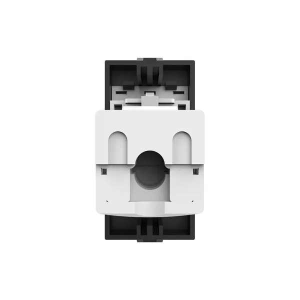 Розетка компьютерная RJ-45 черная (механизм) Livolo — фото 4