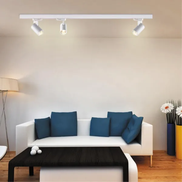 Св-к трёхфазный трековый IP20 GU10 50W 220V GUSTO белый NOVOTECH — фото 2