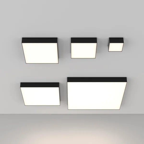 Потолочный светильник LED 24Вт Черный IP20 Ceiling & Wall C032CL-24W4K-SQ-B Technical Maytoni — фото 2