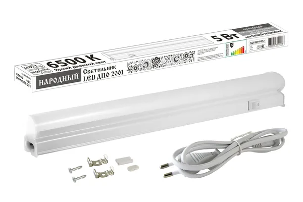 Светильник LED ДПО 2001 5 Вт, 6500К, IP40, Народный TDM — фото 2