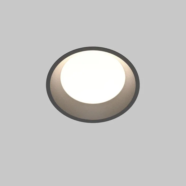 Встраиваемый светильник LED 12Вт Черный IP44 Downlight DL055-12W3-4-6K-B Technical Maytoni — фото 3