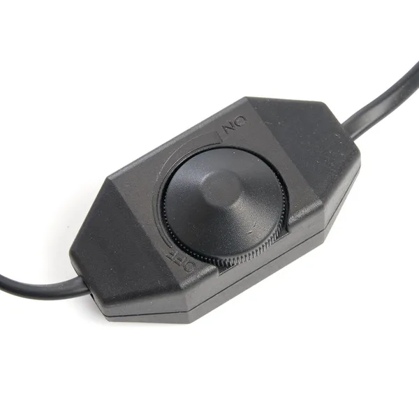 Сетевой шнур с диммером 230V 2м, черный, DM103-200W Feron — фото 3