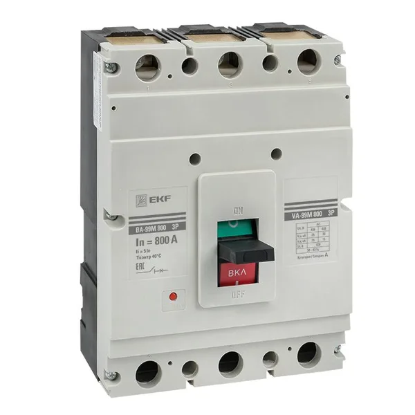 Выключатель автоматический ВА-99М 800/800А 3П 5In 50кА PROxima EKF
