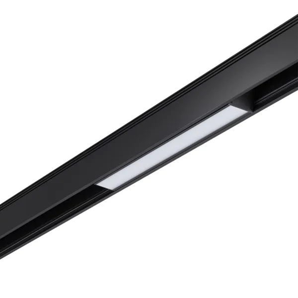 Трековый св-к для низков.шинопровода IP20 LED 4000K 12W 48V KIT черный NOVOTECH — фото 4