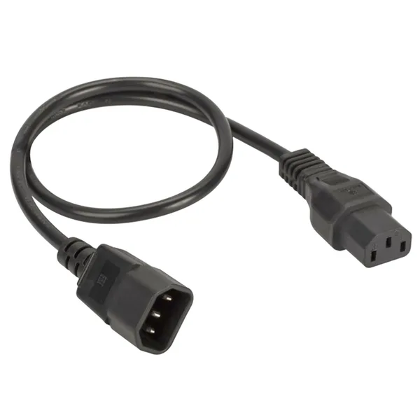 Кабель питания ДКС, IEC320 C13 - IEC320 C14, 2 м, сечение 3 х 1,5 мм DKC