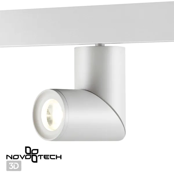 Трековый св-к для низков.шинопровода IP20 LED 4000K 15W 48V FLUM белый NOVOTECH — фото 5