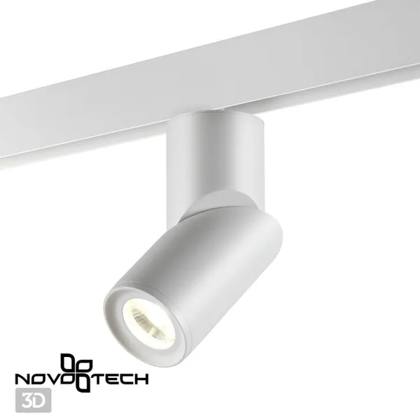 Трековый св-к для низков.шинопровода IP20 LED 4000K 15W 48V FLUM белый NOVOTECH — фото 3