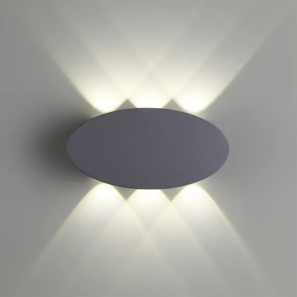 Ландшафтный настенный св-к IP54 LED 4000K 6W 85-265V CALLE темно-серый D NOVOTECH — фото 5