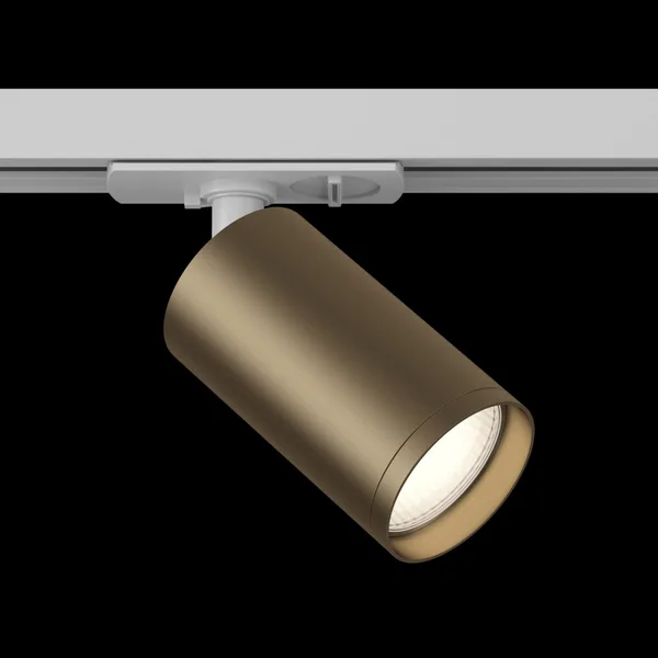 Светильник трековый 1*GU10 10Вт Белый и Бронза матовая IP20 Focus S TR020-1-GU10-WBZ Technical Maytoni — фото 4