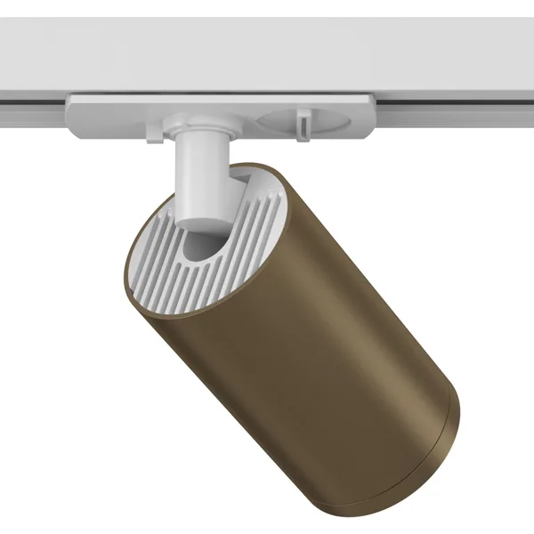 Светильник трековый 1*GU10 10Вт Белый и Бронза матовая IP20 Focus S TR020-1-GU10-WBZ Technical Maytoni — фото 2