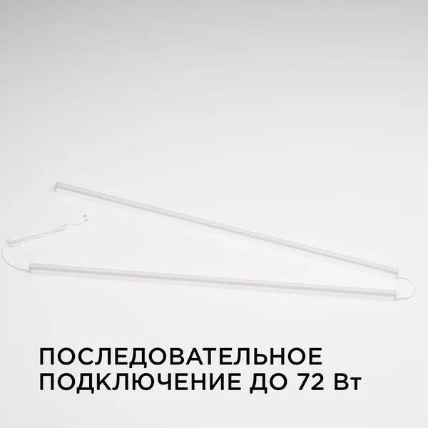 30-07 Светильник светодиодный, линейный, TOUCH сенсор, аналог Т5, 18Вт, 230В/50Гц, 1530лм, 4000К, IP20, белый, 1172х23х35мм, поликарбонат APEYRON — фото 10