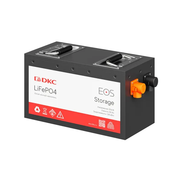 LFP накопитель энергии EOS Storage 25 В/50 Ач/1.28 кВтч, мет.корпус DKC
