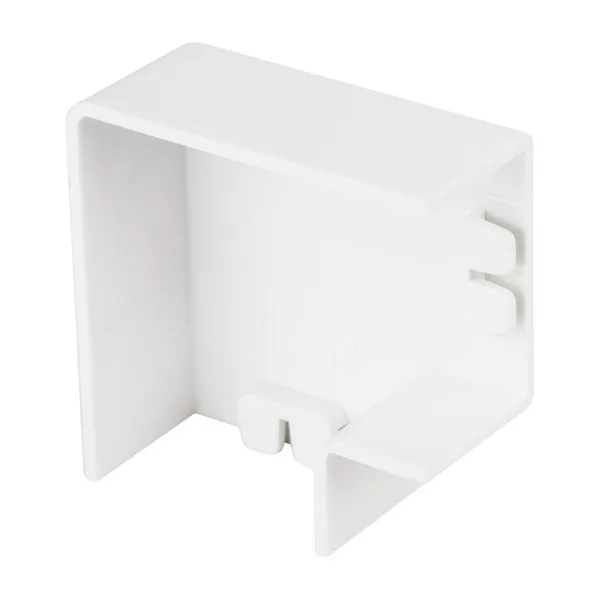 Поворот 90 гр, (100х60) (2 шт) белый EKF-Plast