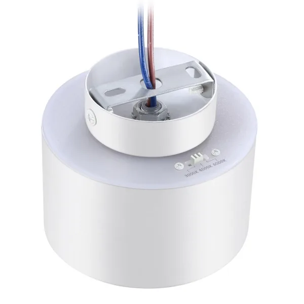 Св-к накл.с перекл.цв.темп.IP20 LED 3000К/4000К/6000К 12W вниз+3W вверх бел GIRO NOVOTECH — фото 5