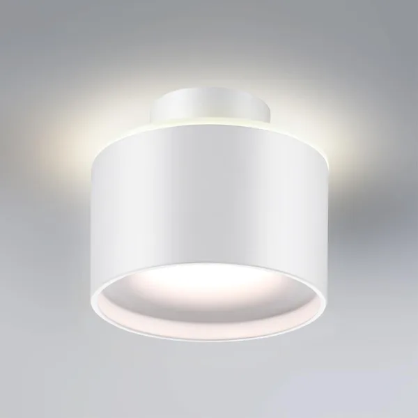 Св-к накл.с перекл.цв.темп.IP20 LED 3000К/4000К/6000К 12W вниз+3W вверх бел GIRO NOVOTECH — фото 4