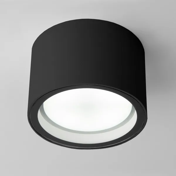 Накладной влагозащищенный светильник 1*GX53 черный IP54 (a057868) Elektrostandard