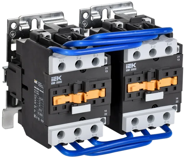 Контактор КМИ-35032 реверс 50А 400В/АС3 2НО;2НЗ IEK