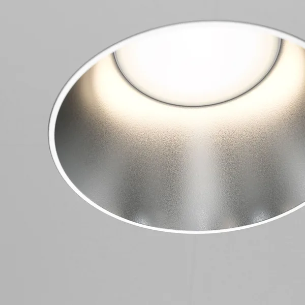 Встраиваемый светильник 1*GU10 20Вт Матовое Серебро IP20 Downlight DL051-01-GU10-RD-WS Technical Maytoni — фото 2