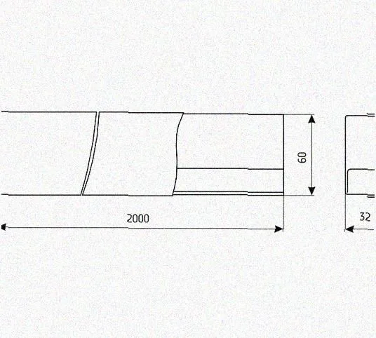 Лоток ЛМ60.30 УТ1,5, с разъеденителем и крышкой, оцинкованный лист, S0,8 Курганский ЗЭМИ — фото 2