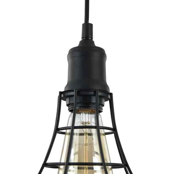 Подвесной светильник 1*E27 60Вт Черный IP20 Denver T449-PL-01-B Maytoni — фото 2