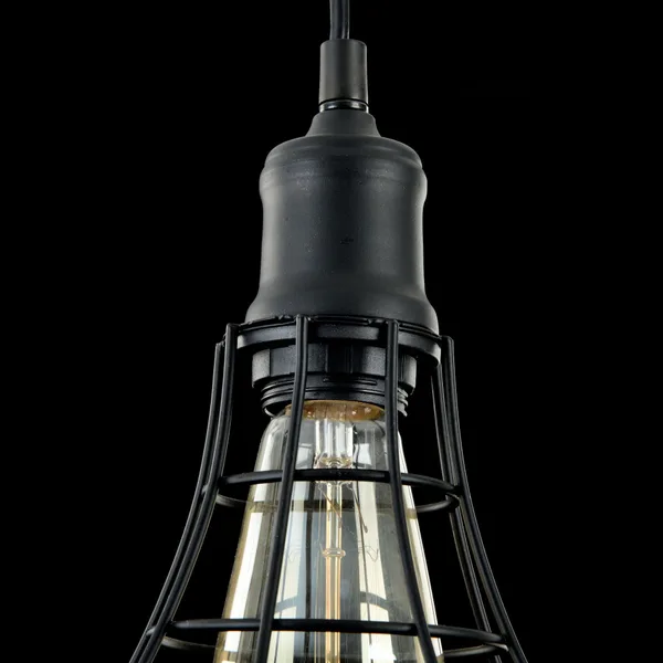Подвесной светильник 1*E27 60Вт Черный IP20 Denver T449-PL-01-B Maytoni — фото 5