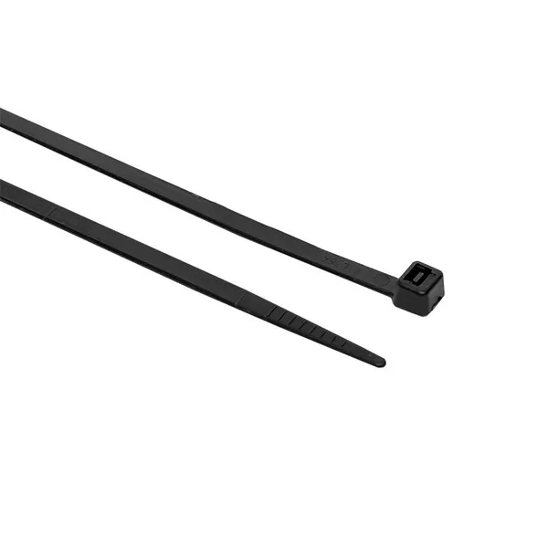 Хомут P6,6 стандартный (ч), 4,8x400 (100шт) FlexLock PROxima EKF — фото 2