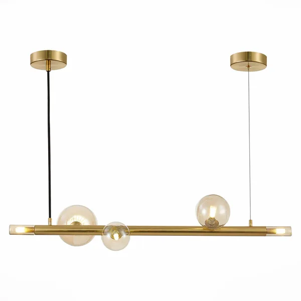 Светильник подвесной Золотистый/Коньячный G9 5*5Вт SL1509.203.05 ST LUCE