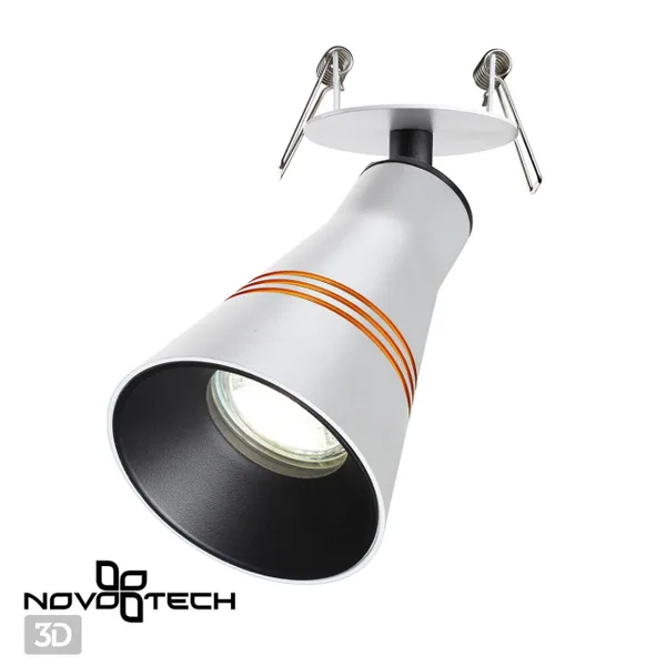 Св-к встр.IP20 GU10 9W 220V SOBIT белый NOVOTECH — фото 3