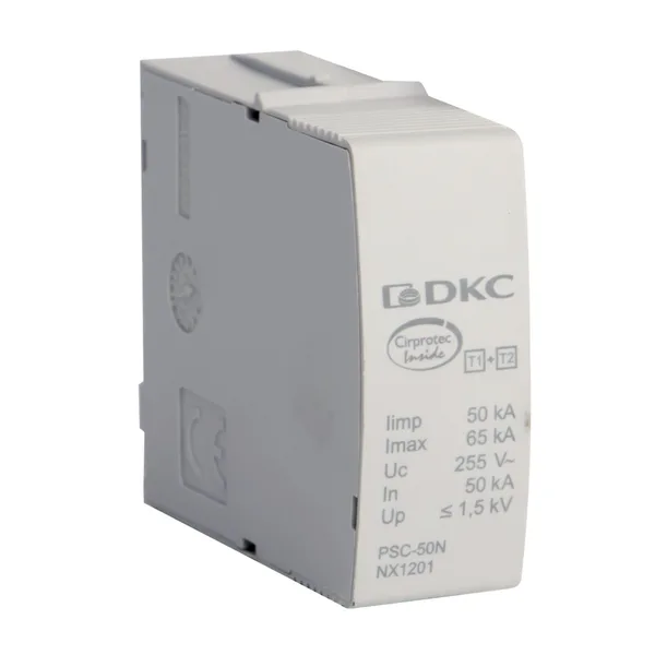 Модуль сменный к УЗИП класс I+II L-N N-PE 50кА DKC