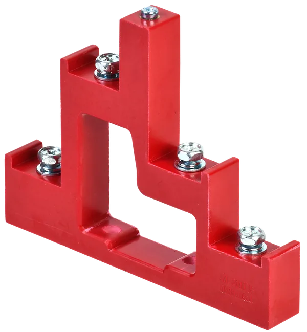 Изолятор ступенчатый ИС4-25/1-15 (4xМ6; 1xМ5) силовой с болтом IEK