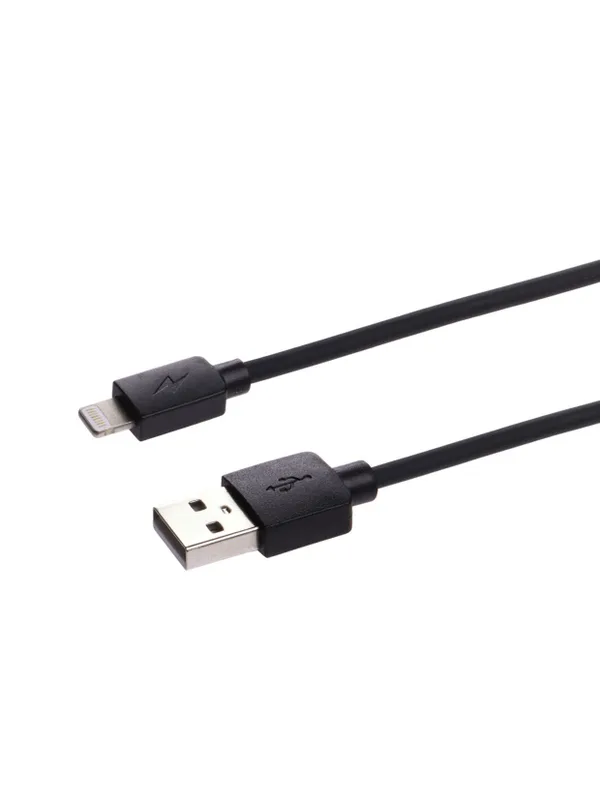 Дата-кабель, ДК 3, USB - Lightning, 1 м, черный, TDM — фото 3