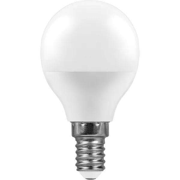 Лампа светодиодная Feron LB-550 Шарик E14 9W 6400K — фото 3
